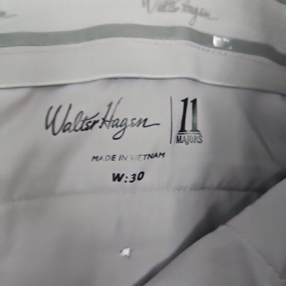 Walter Hagen Mens 30", 11 Majors Golf Performance Plaid Flat Front Chino Preppy - Picture 6 of 8